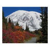 山ライニエ紅葉写真光沢 ポスター (正面)