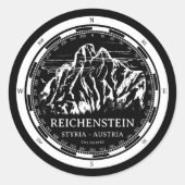 山ライヘンシュタイン – スタイリアオーストリアアルプス ラウンドシール (正面)