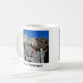 山ラシュモアサウスダコタ記念物 コーヒーマグカップ (正面左)