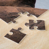 山ラシュモアサウスダコタ。クリスマスの挨拶 ジグソーパズル (側面)