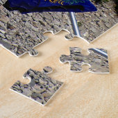 山ラシュモアサウスダコタ。クリスマスの挨拶 ジグソーパズル (側面)