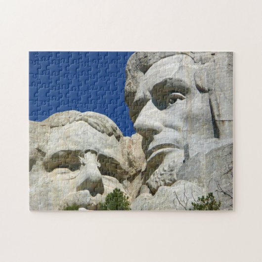 山ラシュモアサウスダコタ。 ジグソーパズル (横)