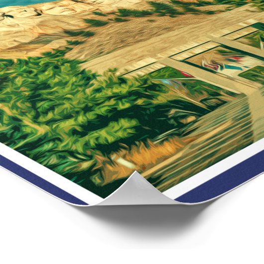 山ラシュモア国民記念碑 – サウスダコタ ポスター (角)