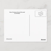 山ラシュモア葉書 ポストカード (裏面)