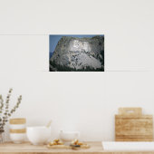 山ラシュモア、ブラックヒルズ、サウスダコタ州(アメリカ) ポスター (キッチン)