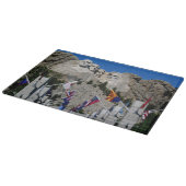 山ラッシュでカスタマイズ可能な写真の記念品 カッティングボード (角)