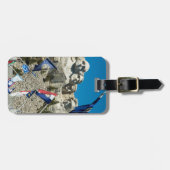 山ラッシュモアの旗の館 – 簡単IDパーソナル ラゲッジタグ (正面横)