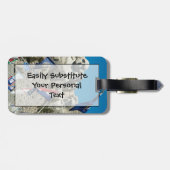 山ラッシュモアの旗の館 – 簡単IDパーソナル ラゲッジタグ (裏面横)