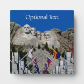 山ラッシュモアカスタマイズ可能な写真のお土産 フォトプラーク (正面)