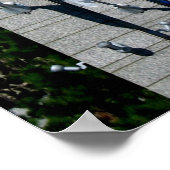 山ラッシュモアカスタマイズ可能な写真のお土産 ポスター (角)