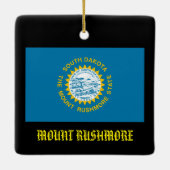 山ラッシュモアサウスダコタオーナメント セラミックオーナメント (裏面)