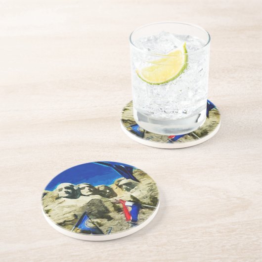 山ラッシュモアフザホールオブ州抽象芸術 コースター (側面)