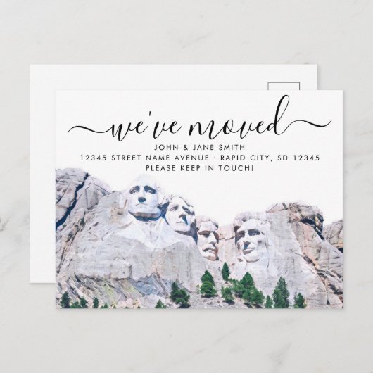 山ラッシュ移動案内はがき 案内ポストカード (正面/裏面)