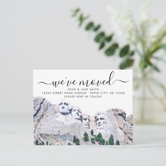 山ラッシュ移動案内はがき 案内ポストカード (スタンド正面)