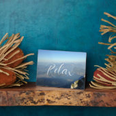 山リラックス湖パラダイスランドスケープ フォトプラーク (側面)