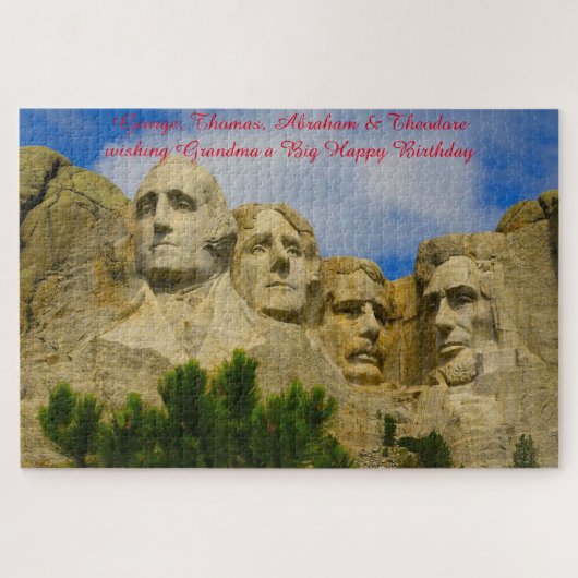 山ルシュモアサウスダコタジグソーパズル ジグソーパズル (横)