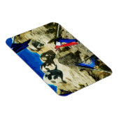 山ルシュモアザホールオブザ州抽象芸術 マグネット (右側)