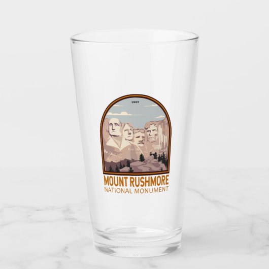 山ルシュモア国家記念碑サウスダコタ タンブラーグラス (正面)