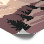 山ルシュモア国家記念碑サウスダコタ ポスター (角)