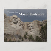 山ルシュモア国家記念碑サウスダコタ ポストカード (正面)