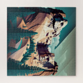 山ルシュモア国家記念碑 ジグソーパズル (横)