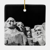 山ルシュモア国民記念南ダコタ セラミックオーナメント (裏面)