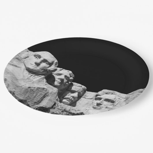 山ルシュモア国民記念南ダコタ ペーパープレート (アングル)