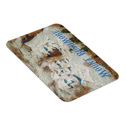 山ルシュモア国民記念様式 マグネット (右側)