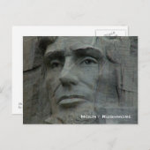 山ルシュモア国民記念館 ポストカード (正面/裏面)