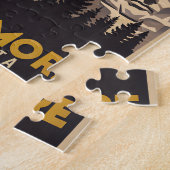 山ルシュモア、サウスダコタ ジグソーパズル (側面)