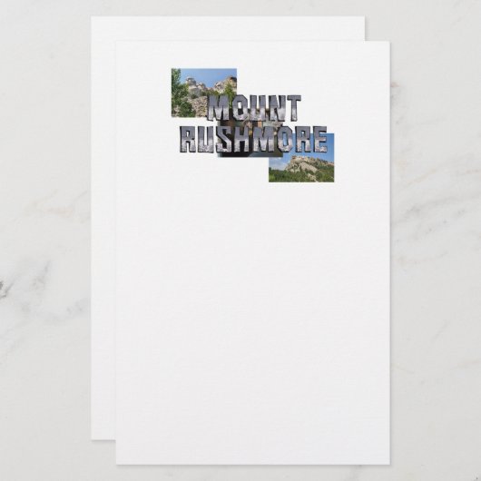 山ルシュモア 便箋 (正面/裏面)