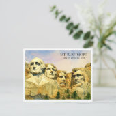 山ルシュモアUSA水彩旅行 シーズンポストカード (スタンド正面)