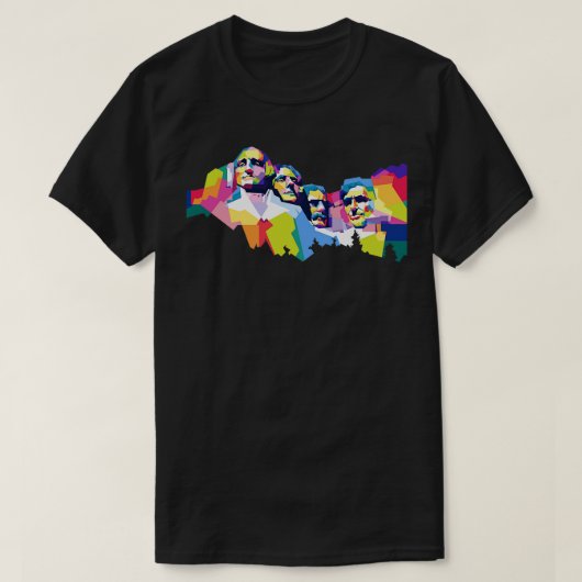 山ルシュモアWPAP Tシャツ (デザイン正面)