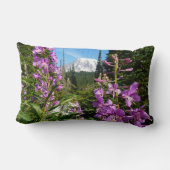 山レイニアの花の間パープルフロックス ランバークッション (裏面)