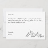 山レイニアサミットカスタムサンキューカード サンキューカード (裏面)