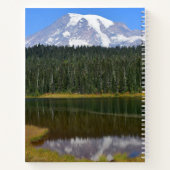 山レイニアリフレクションオンレイクランドスケープ ノートブック (裏面)