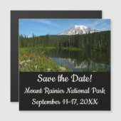 山レイニアレイクリフレクションとワイルドフラワー (正面/裏面)