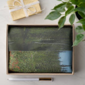 山レイニアレイクリフレクションとワイルドフラワー 薄葉紙 (ギフト)