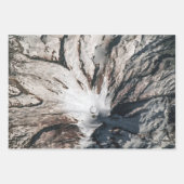 山レイニアーワシントン火山衛星ポスター ラッピングペーパーシート (正面3)