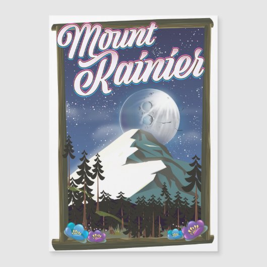 山レイニア休暇のポスター。 (正面)