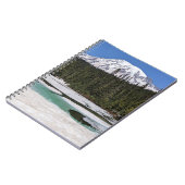 山レイニア凍っていと湖の写真 ノートブック (左側)