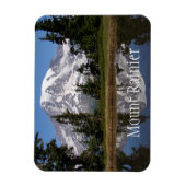 山レイニア山の湖に反映 マグネット (縦)