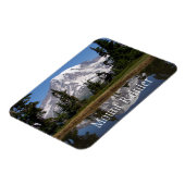 山レイニア山の湖に反映 マグネット (左側)