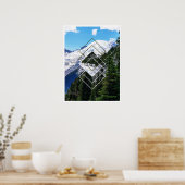 山レイニア幾何学 ポスター (キッチン)