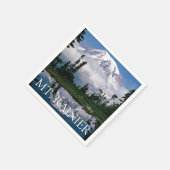 山レイニア |山池の反射 スタンダードカクテルナプキン (角)