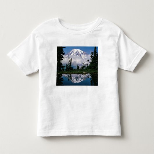山レイニエが山車で中継 トドラーTシャツ (正面)