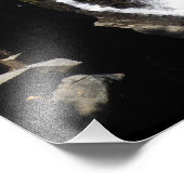 山レイニエとマートル滝 フォトプリント            (角)