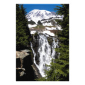 山レイニエとマートル滝 フォトプリント            (正面)