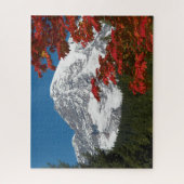 山レイニエと紅葉 ジグソーパズル (縦)