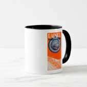 山レイニエのポスター – そり マグカップ (正面右)